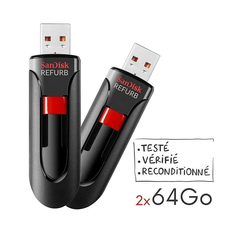 CLE USB Cruzer Blade 64GB | May Play-Tech Mayotte