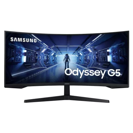 Samsung 34″ Odyssey G5 C34G55TWWP – Écran gaming 165 Hz UWQHD | May Play‑Tech Mamoudzou