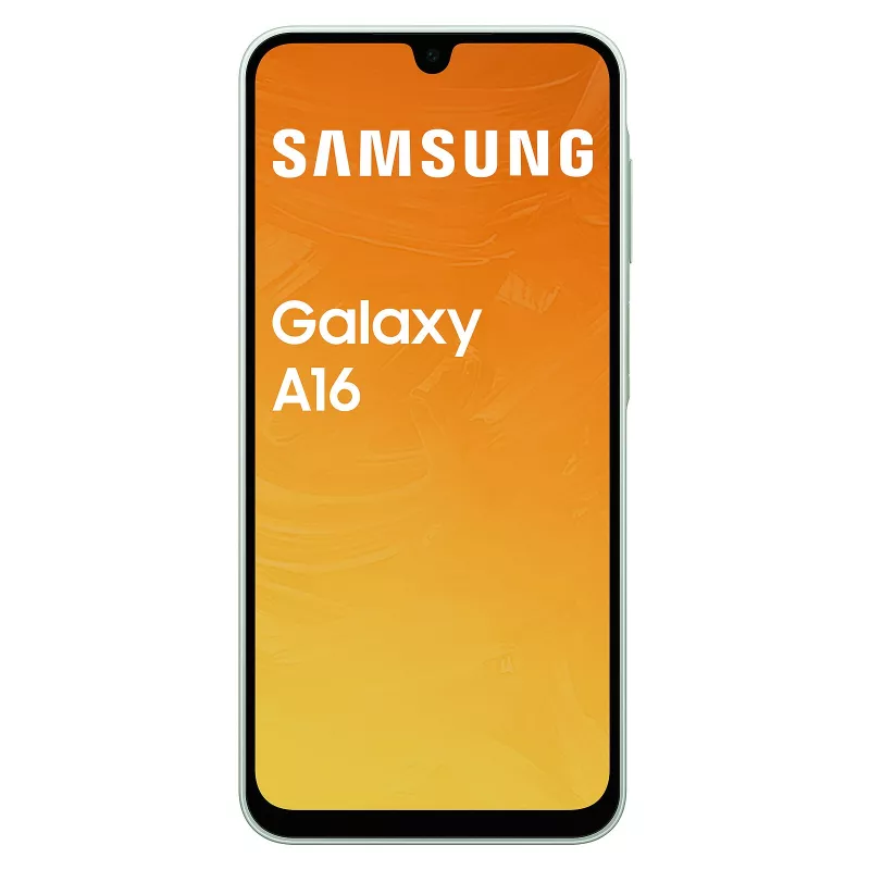 Samsung Galaxy A16 Vert d'Eau 128 Go – Grand Écran 6,7", Triple Caméra 50 MP, Batterie 5000 mAh | Disponible à Mayotte