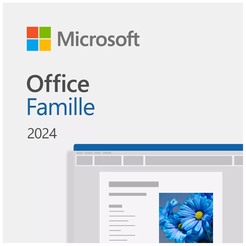 Microsoft Office Famille & Étudiant 2024 – Licence définitive Word, Excel, PowerPoint | May Play‑Tech Mamoudzou