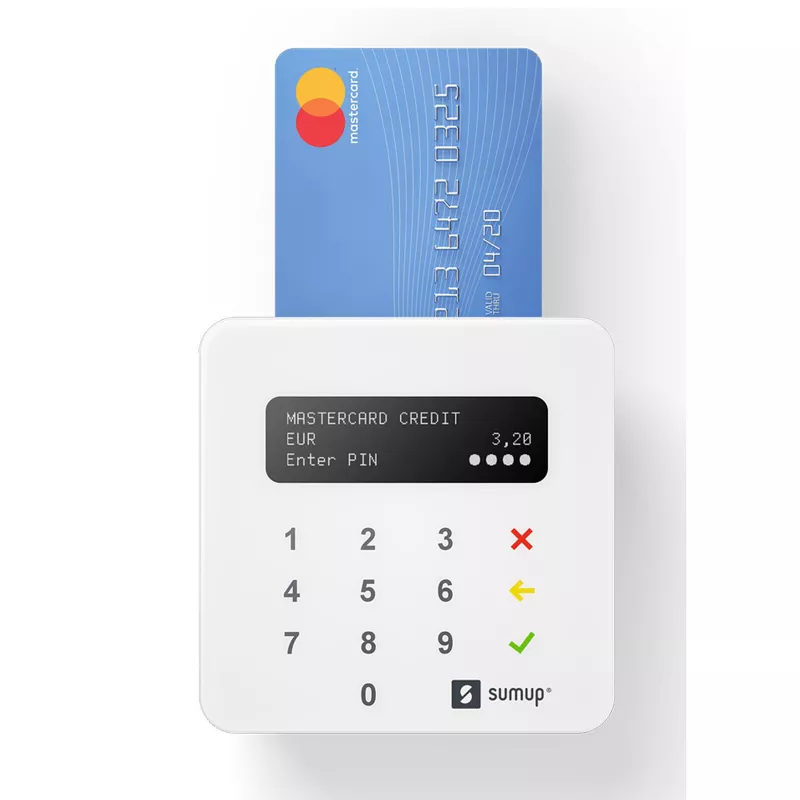 SumUp Air – Lecteur carte Bluetooth mobile 1,75 % par transaction | May Play‑Tech Mamoudzou