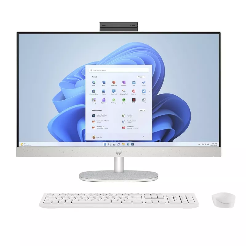 HP All-in-One 24-cr1001nk – PC 23,8″ FHD, Intel Ultra 5 125U 12‑cœurs | May Play‑Tech Mamoudzou