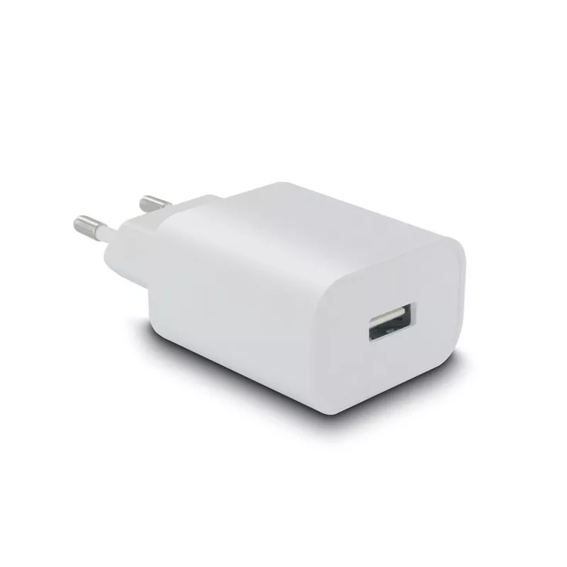 Chargeur Secteur WE 12W – 1 Port USB 2.4A Blanc | Disponible à Mayotte