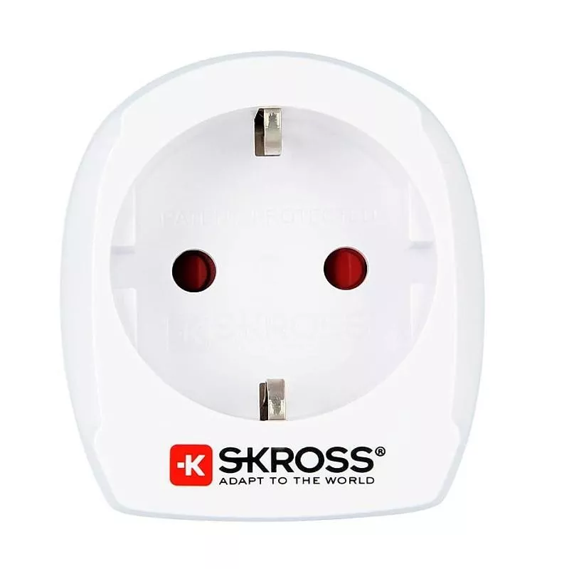 Adaptateur SKROSS Europe vers UK – Prise Type G pour Voyage | Disponible à Mayotte