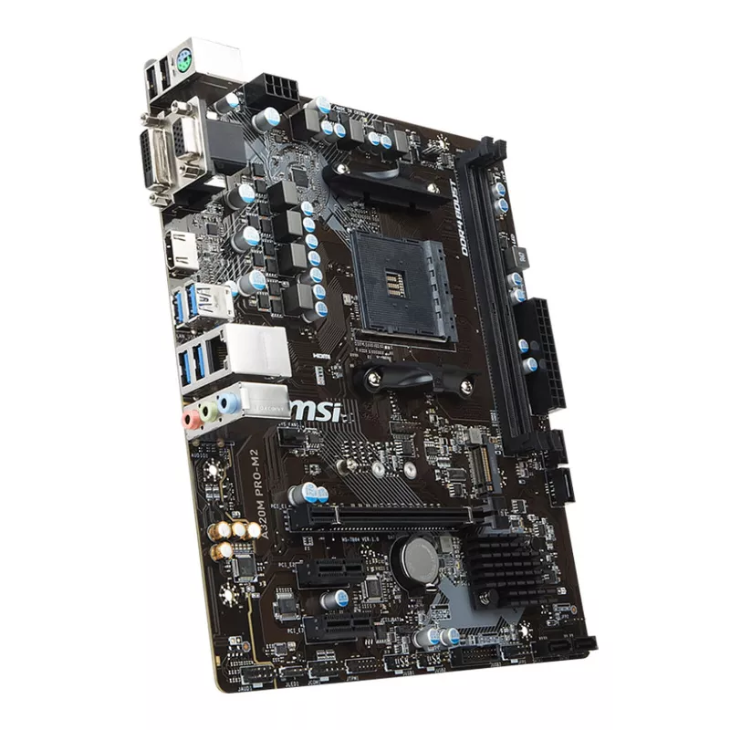 Carte Mère MSI A320M PRO-M2 V2 AM4 – Micro ATX DDR4 HDMI/DVI-D | Disponible à Mayotte