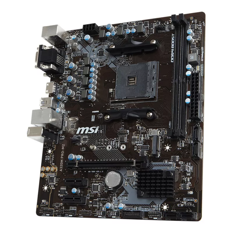 Carte Mère MSI A320M PRO-M2 V2 AM4 – Micro ATX DDR4 HDMI/DVI-D | Disponible à Mayotte