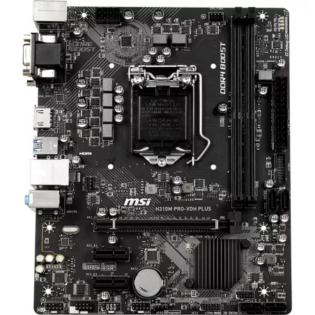 Carte Mère MSI H310M PRO-VDH PLUS – LGA 1151, DDR4, Micro-ATX | Disponible à Mayotte