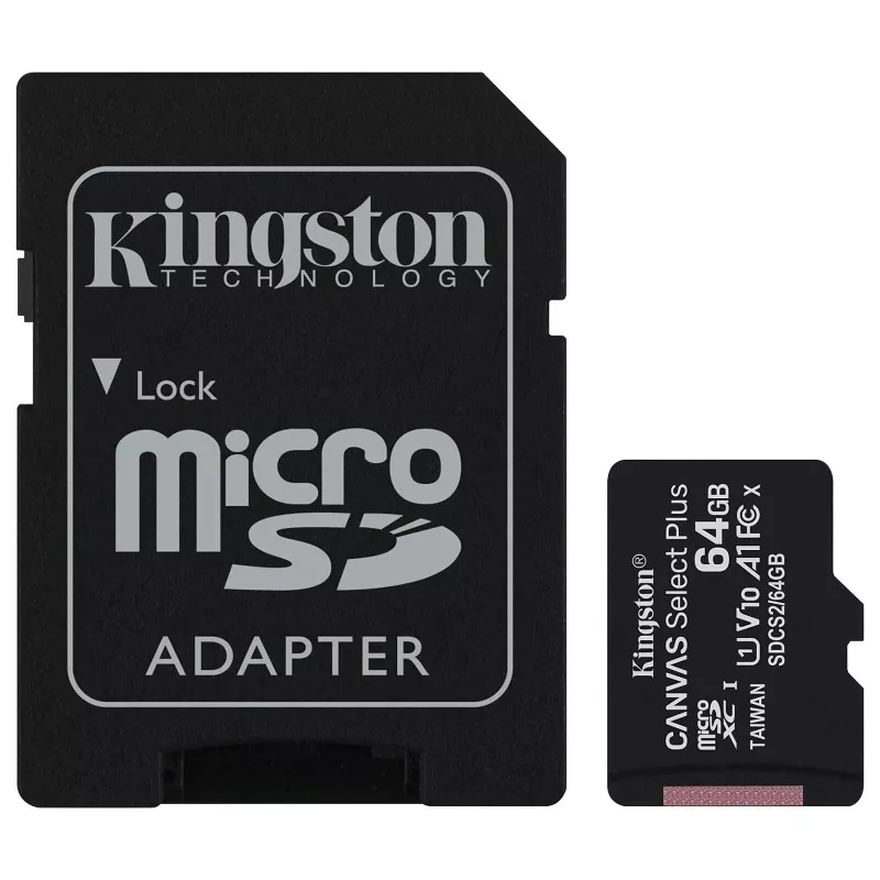 carte mémoire Kingston 64GB microSD Mayotte