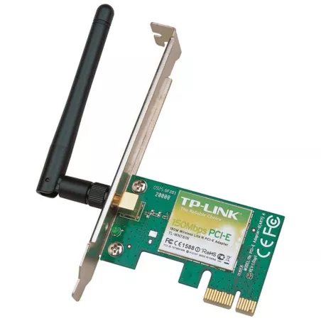 TP-Link TL-WN781ND – Carte Wi-Fi PCI Express 150 Mbps avec antenne détachable | Disponible à Mayotte