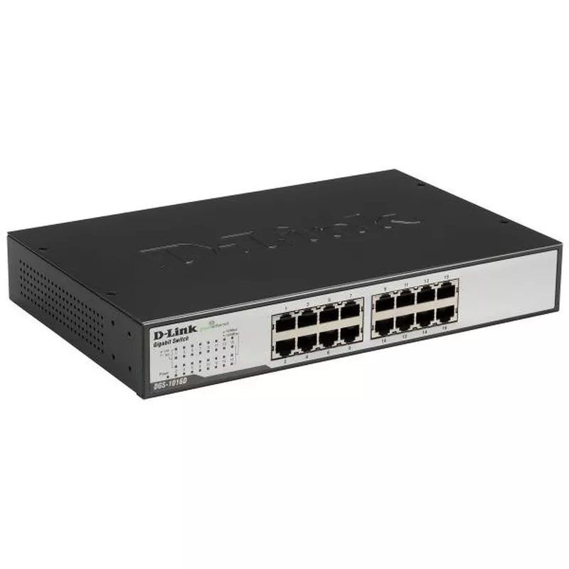 D-Link DGS-1016D – Switch 16 ports Gigabit non administrable | Disponible à Mayotte