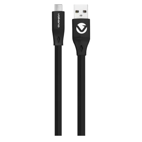 Volkano Slim Series Type-C Cable 1.2m – Câble plat USB-C rapide et durable | Disponible à Mayotte