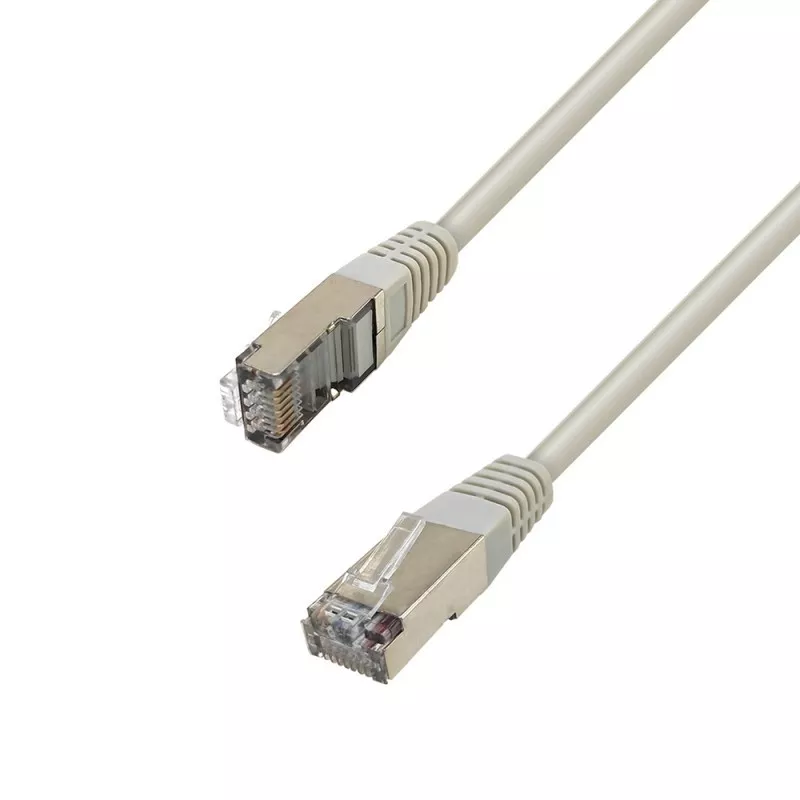 câble réseau RJ45 FTP Cat.6 blindé 2 m Gris %manufacturer% - MAY PLAY-TECH Mayotte