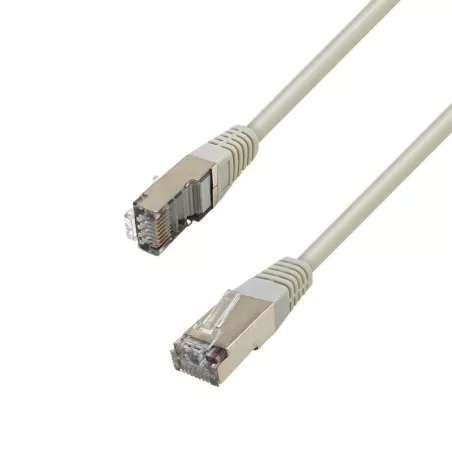 Câble RJ45 Cat.6 FTP 2 m Gris – Blindé, 1 Gbps | Disponible à Mayotte