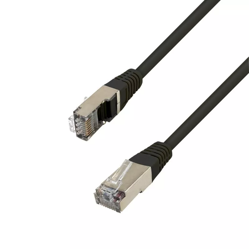 câble réseau RJ45 FTP Cat.6 blindé 5M Noir %manufacturer% - MAY PLAY-TECH Mayotte