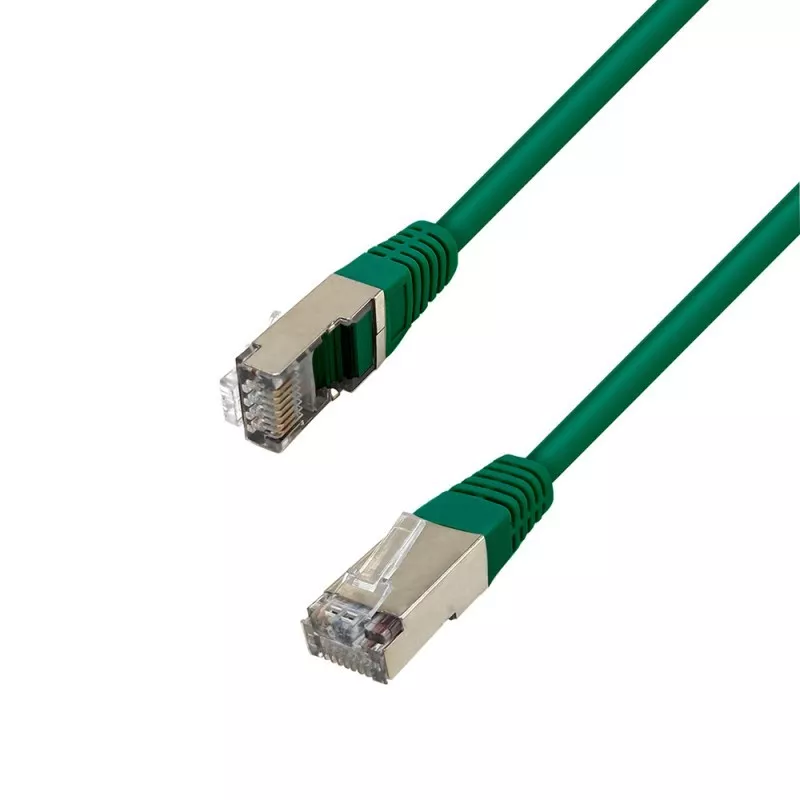 Câble Réseau RJ45 FTP Cat.6 Blindé 0.5m vert - Connexion Rapide et Fiable à Mamoudzou