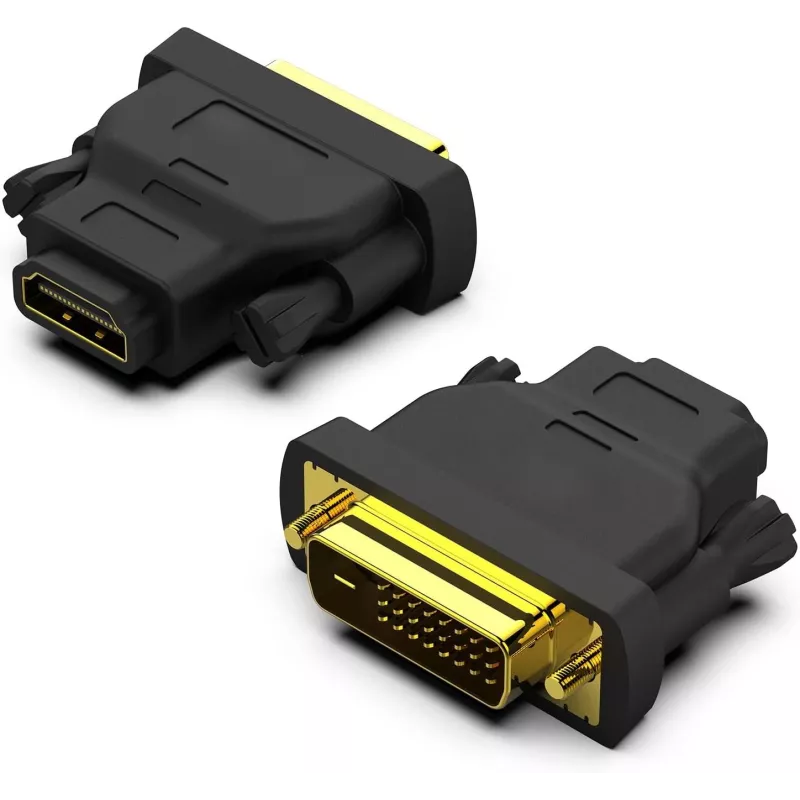 Adaptateur DVI-D 24+1 Mâle vers HDMI Femelle VOLKANO XCA7380 – Connectique vidéo fiable | Mamoudzou, Mayotte