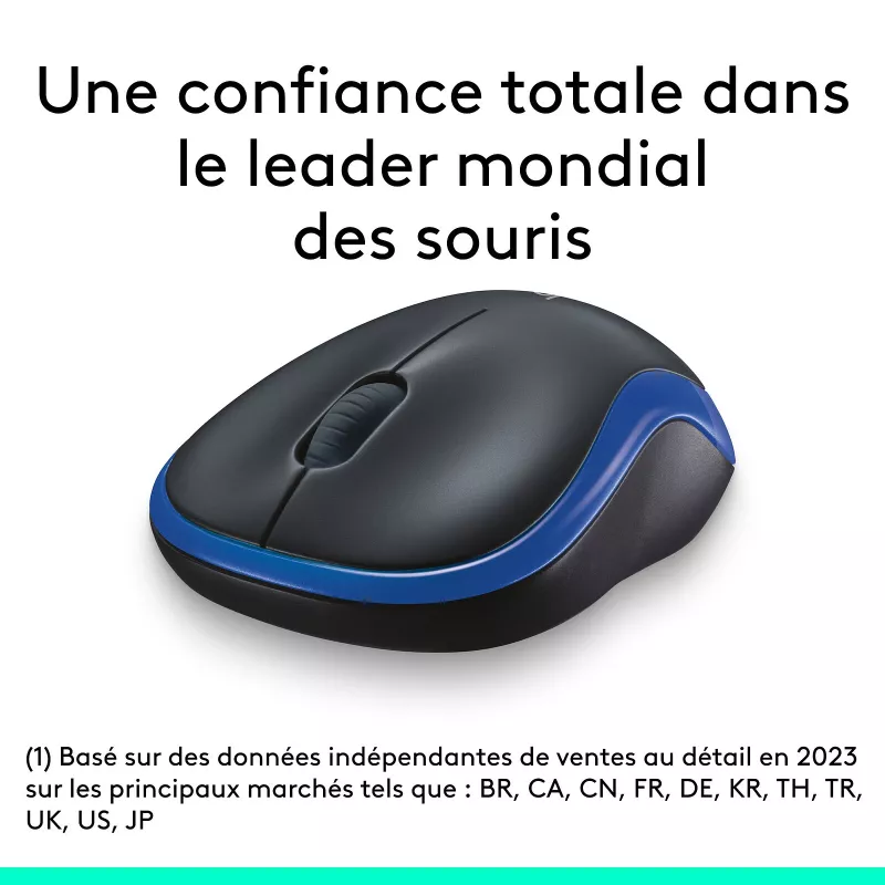 Logitech M171 Wireless Mouse (Bleu) - MAY PLAY-TECH Mayotte
