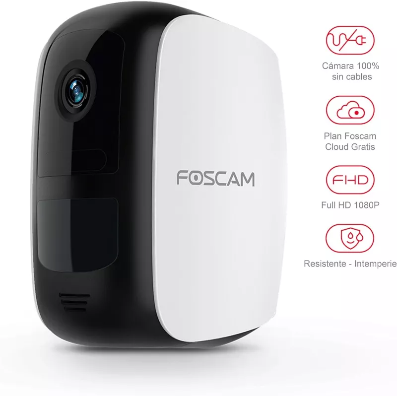 Foscam E1 – Kit Caméra IP WiFi sur batterie Full HD 1080p avec passerelle | Mamoudzou, Mayotte