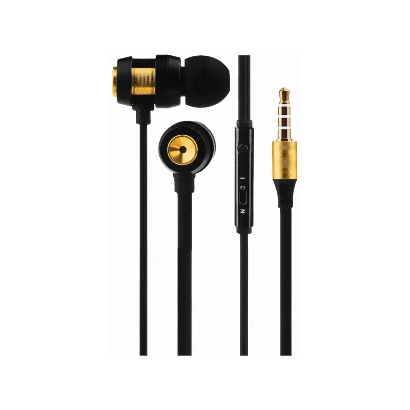 VOLKANO VK-1007-GD ECOUTEURS Filaires INTRA ALLIAGE Series - MAY PLAY-TECH Mayotte