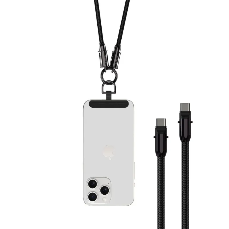 DEVIA Cable Ultra10 C To C PD60W Keychain Lanyard Fast Cable (0.2M) - MAY PLAY-TECH Mayotte