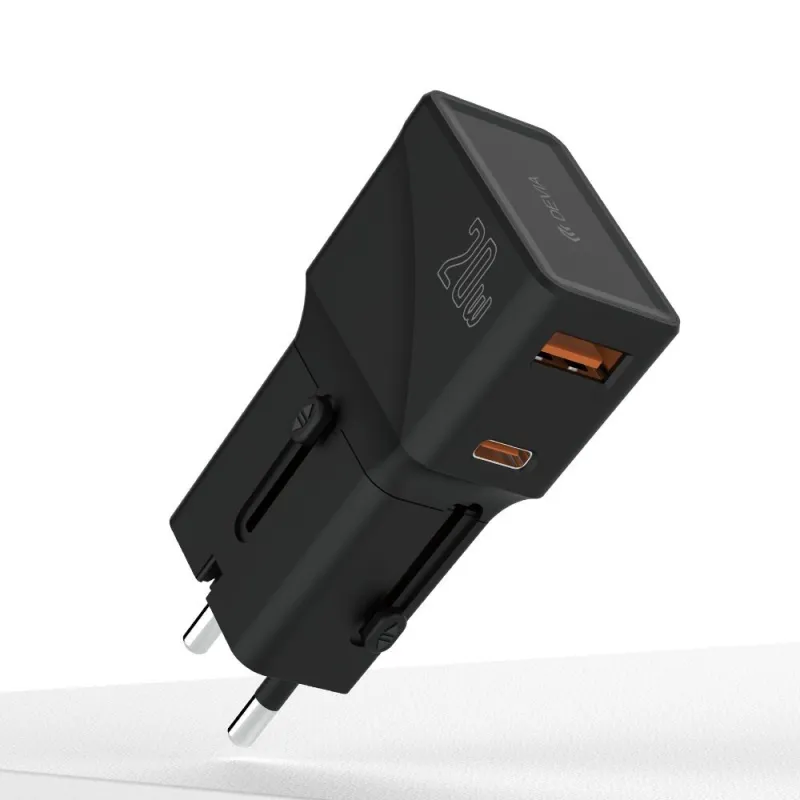 DEVIA Global Multi-Function 20W PD+QC MINI Charger - MAY PLAY-TECH Mayotte