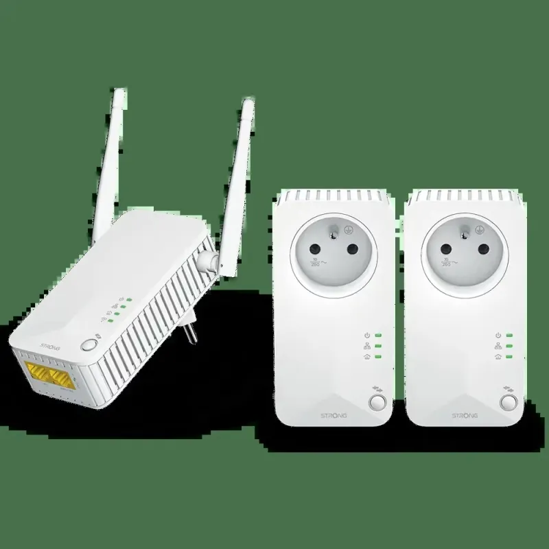 STRONG Powerl600Miniduo CPL 600Mbps Pack De 2 Aadaptateurs - MAY PLAY-TECH Mayotte