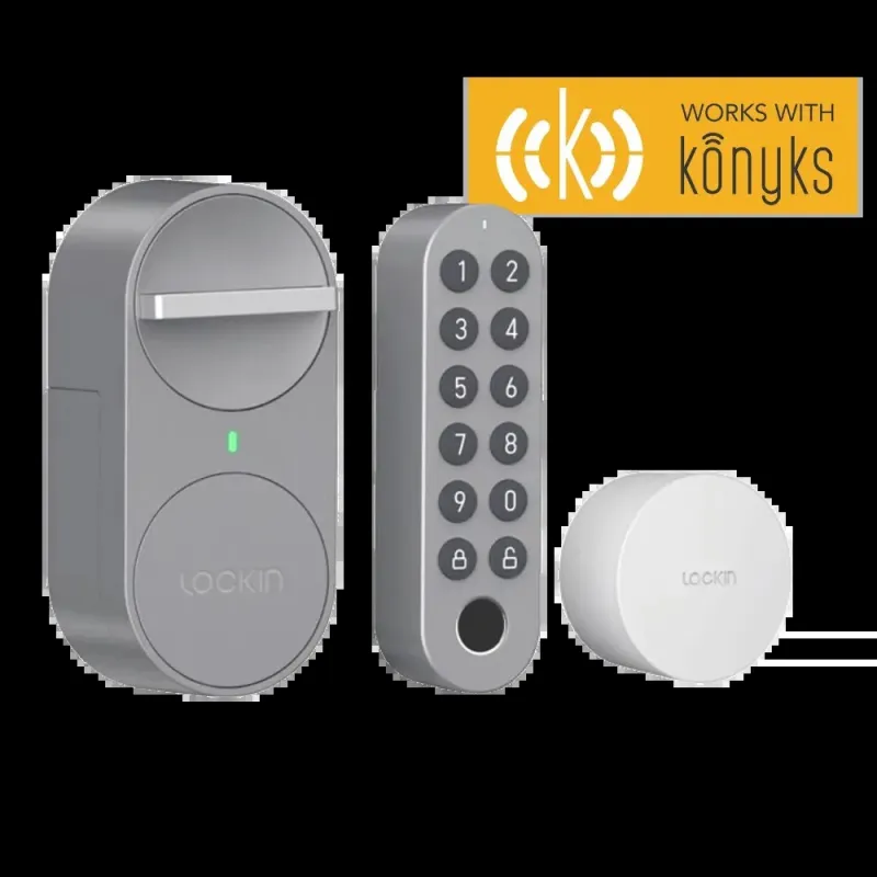 KONYKS LOCKIN G30 PRO-Kit Serrure Connectée WiFi Digicode Bth - MAY PLAY-TECH Mayotte