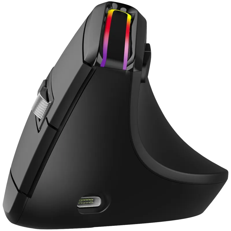 WE SOURIS VERTICALE SS FIL GAUCHER 5 BOUTONS ET 1 MOLETTE NOIR - MAY PLAY-TECH Mayotte