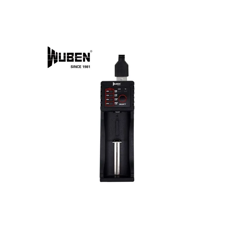WUBEN CHARGEUR BATTERIES 2X 18650/AA/AAA Li-Ion/Nimh Via Musb 5V/1-2A - MAY PLAY-TECH Mayotte