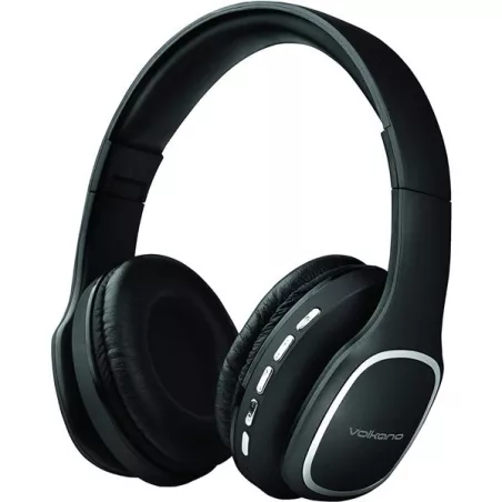 Volkano VK-2002-BK Casque Bluetooth Noir – Phonic Series – Mamoudzou