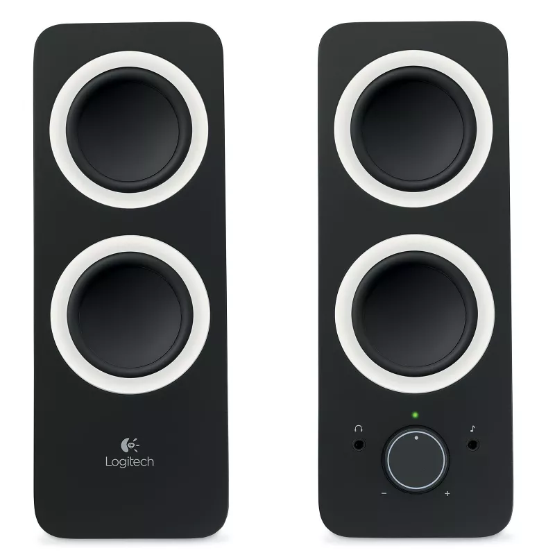 Logitech Multimedia Speakers Z200 (Noir) - MAY PLAY-TECH Mayotte