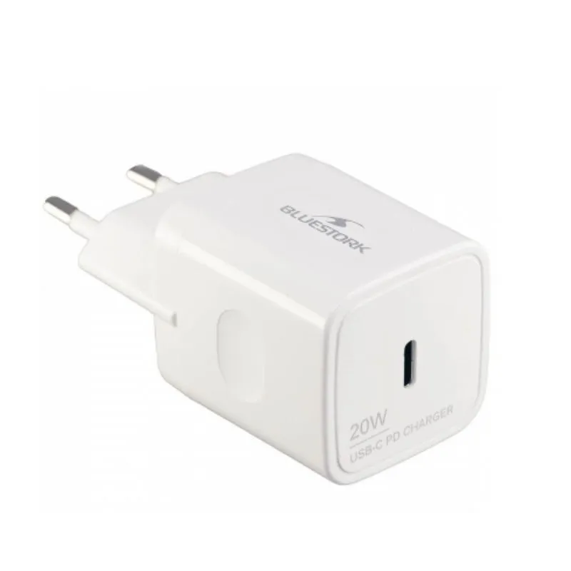 BLUESTORK BS-PW-NB-20-C ALIM. TEL/TAB/Switch 20W USB-C - MAY PLAY-TECH Mayotte