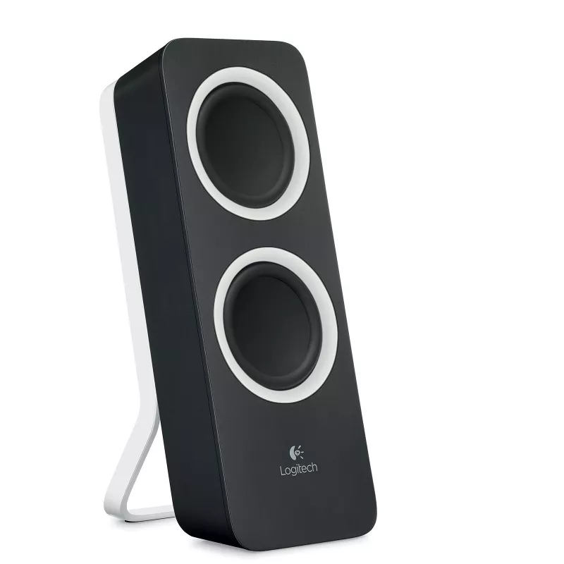 Logitech Z200 Haut-Parleurs 2.0 – 10W, Son Stéréo, Basses Ajustables, Design Compact – Mamoudzou