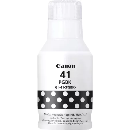Bouteille Encre Canon GI-41PGBK Noire 6000p | MAY PLAY-TECH