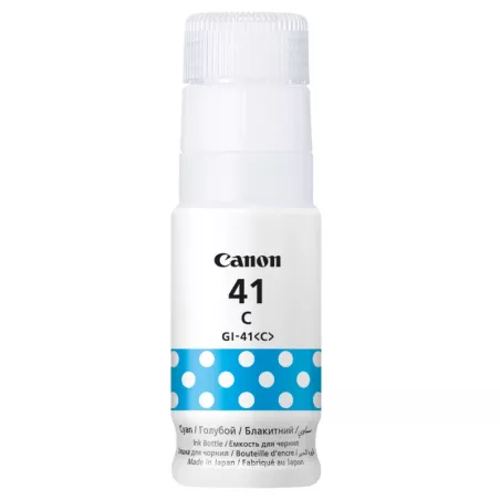 Bouteille Encre Canon GI-41C Cyan PIXMA | MAY PLAY-TECH