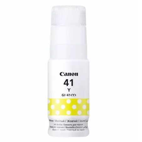 Bouteille Encre Canon GI-41Y Jaune PIXMA | MAY PLAY-TECH
