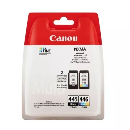 Cartouches d'encre noire et couleur Canon PG-445 / CL-446 Multipack – Mamoudzou