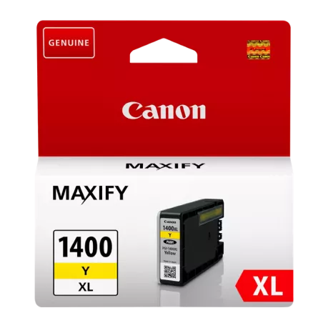 Canon PGI-1400XL Yellow DB – Cartouche d'encre jaune haute capacité – Mamoudzou