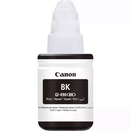 Canon GI-490 BK – Bouteille d'encre noire haute capacité – Mamoudzou