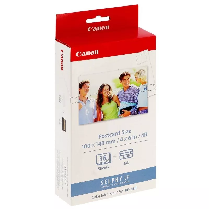 Canon KP-36IP – Kit d'encre et de papier photo 10x15 cm – Mamoudzou