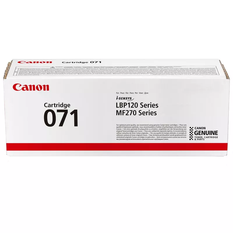 Canon 071 Toner Noir – Rendement 1200 pages – Mamoudzou
