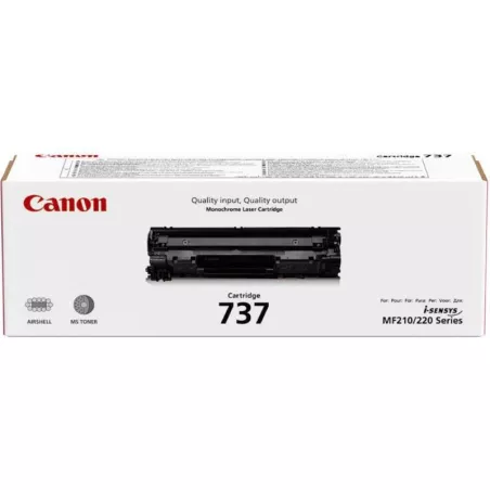 Canon 737 Toner Noir – Cartouche de toner laser haute qualité – Mamoudzou