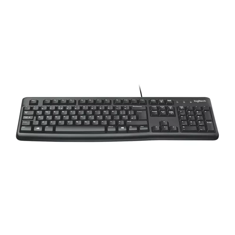 Clavier filaire Logitech K120 pour entreprise (FR) – Clavier USB AZERTY – Mamoudzou
