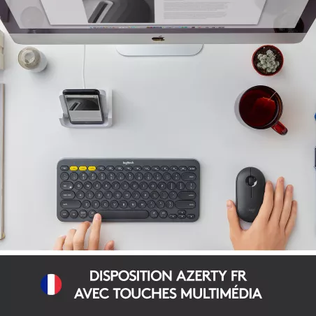 Clavier sans fil Logitech K380 – Clavier Bluetooth multi-appareils – Mamoudzou