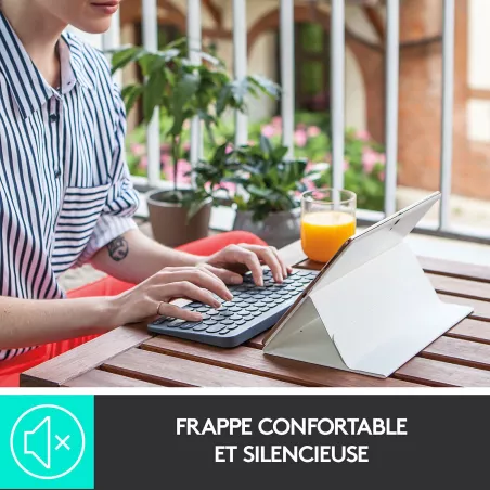Clavier sans fil Logitech K380 – Clavier Bluetooth multi-appareils – Mamoudzou