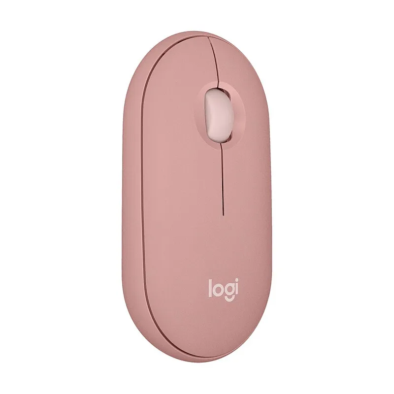Souris Logitech Peblble Mouse 2 M50s sans fil Rose - MAY PLAY-TECH Mayotte