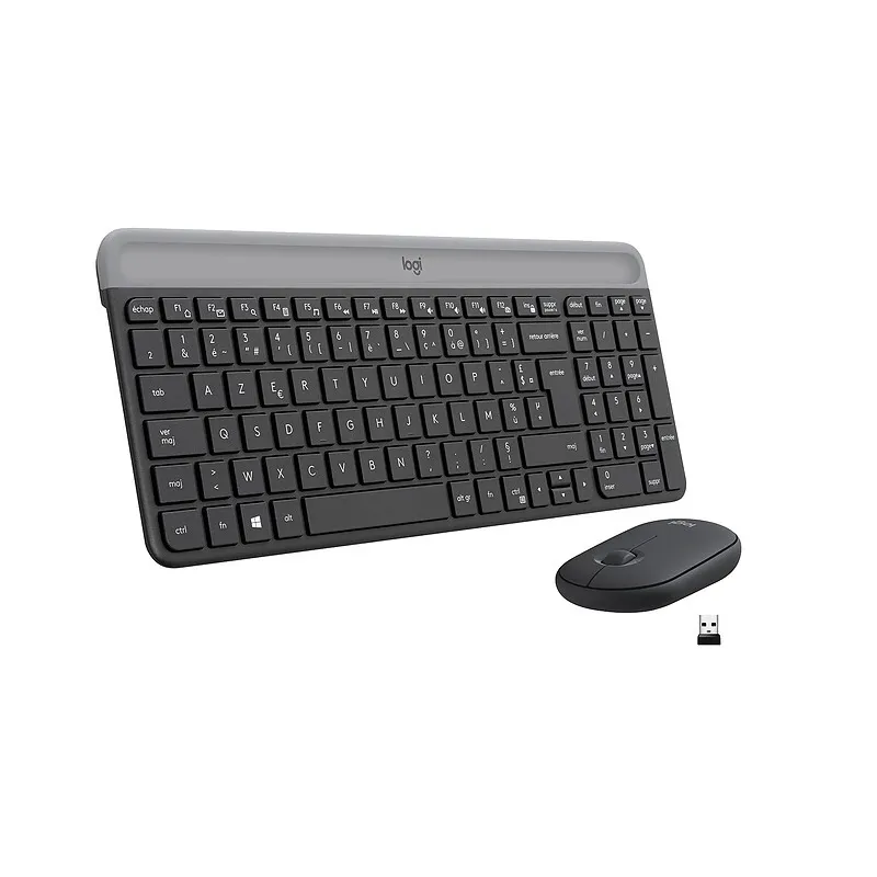 Combo Clavier + Souris Logitech MK470 - GRAPHITE - MAY PLAY-TECH Mayotte