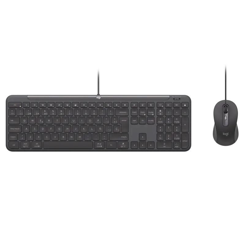 Combo Clavier + Souris Filaire MK620 FOR BUSINESS - GRAPHITE - MAY PLAY-TECH Mayotte