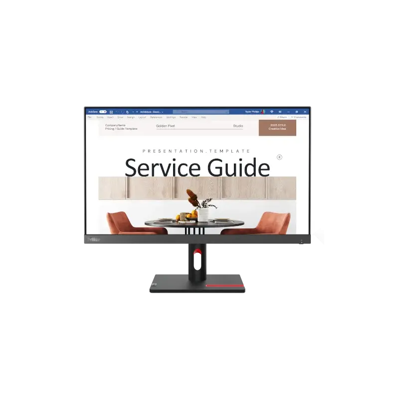 LENOVO TV S24i-30 23.8"FHD 100Hz HDMI VGA 3y - MAY PLAY-TECH Mayotte