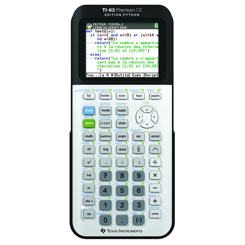 TI-83 PREMIUM CE PYTHON - MAY PLAY-TECH Mayotte